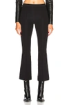 Helmut Lang Cropped Stretch-jersey Flared Pants In Black