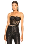 ALEXANDER MCQUEEN LACE BUSTIER,AMCQ-WS86