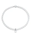 MAJORICA SIMULATED PEARL STRAND NECKLACE, 18,OMC09537SW