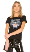 Kenzo Classic Tiger Graphic Tee In Black