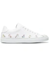 JONATHAN SAUNDERS MY LITTLE PONY LEATHER SNEAKERS,10493SIMPLEPONY12549852
