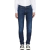 Acne Studios Jeans Mit Schmalem Bein Aus Ausgewaschenem Denim In Blue