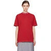 ACNE STUDIOS Red Gojina Dyed T-Shirt