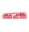 VALENTINO GARAVANI ROCKSTUD LEATHER BELT,P00301350