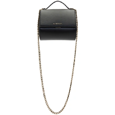 Givenchy 'mini Pandora Box - Palma' Leather Shoulder Bag - Black