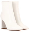 GIANVITO ROSSI PIPER 85 LEATHER ANKLE BOOTS,P00295673