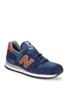 NEW BALANCE Suede Low-Top Sneakers,0400097015484