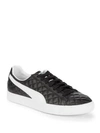 PUMA Clyde Dressed Leather Trainers,0400096971869