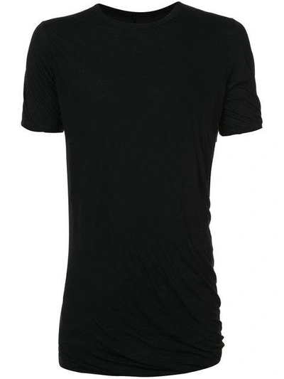 Rick Owens Double T-shirt In Black|nero