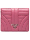 PRADA PINK LEATHER FRENCH WALLET,1MV2042D9112538717