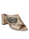 ROCHAS CRYSTAL EMBELLISHED MULES,RO301017020 SACCO
