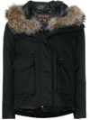 WOOLRICH padded short parka,WWCPS2571LM1012599368