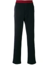 MARNI MARNI CONTRAST-TRIM TRACK trousers - BLUE,PUMUWKA0912537512599447