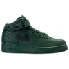 NIKE MEN'S AIR FORCE 1 MID CASUAL SHOES, GREEN,2341089