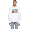 LEVI'S LEVIS WHITE OLYMPIC HOODIE,19491-0025