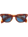 JACQUES MARIE MAGE JACQUES MARIE MAGE JAX SQUARE FRAME SUNGLASSES - BROWN,JMMJX12574700