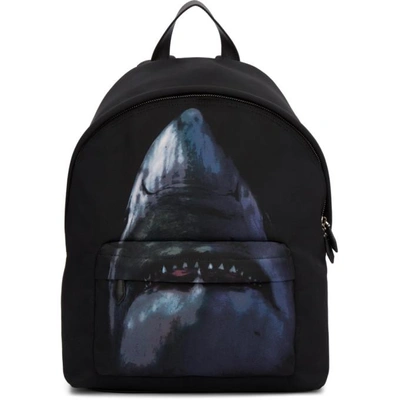 Givenchy Shark Print Backpack - None In Black