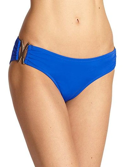 Milly Elba Bikini Bottom In Cobalt Blue