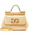 DOLCE & GABBANA Sicily Mini leather shoulder bag,P00292376-1