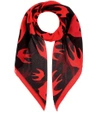 MCQ BY ALEXANDER MCQUEEN SWALLOW-PRINTED SCARF,P00307009-1
