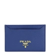 PRADA LEATHER CARD HOLDER,P00303707-1