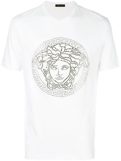 Versace Medusa Logo T-shirt In White