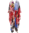 dressing gownRTO CAVALLI FLORAL-PRINTED SILK DRESS,P00301526