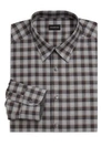 ERMENEGILDO ZEGNA Plaid Dress Shirt