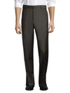 ZANELLA Devon Flat Front Wool Trousers