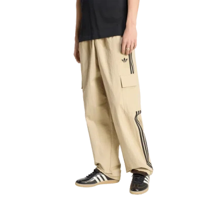 Adidas Originals Adicolor Classics 3 Stripe Trousers In Neutral