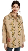 RED VALENTINO EMBROIDERED JACKET
