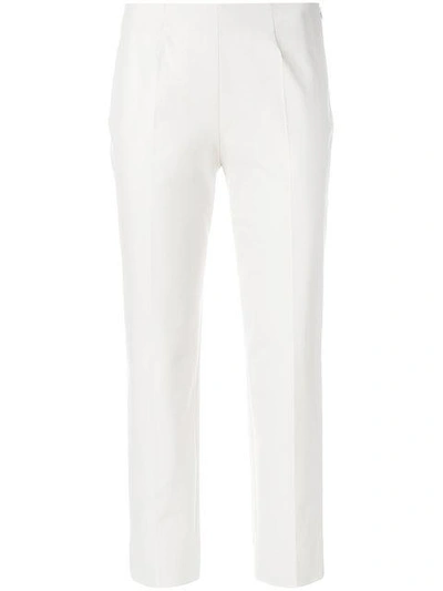 Piazza Sempione Cropped Trousers In Grey