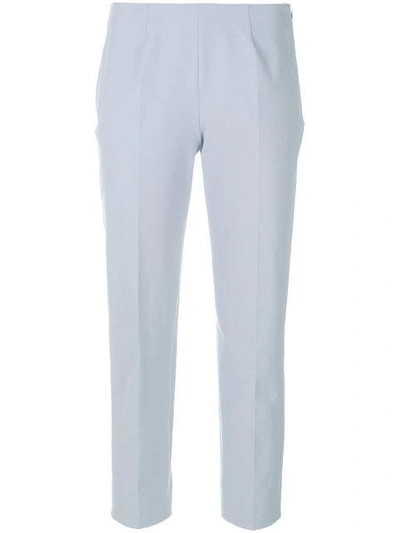 Piazza Sempione Cropped Trousers - Blue