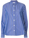 SACAI striped poplin shirt,0368412592621