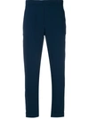 P.a.r.o.s.h Rolled Cropped Trousers In Blue