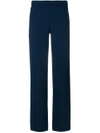 P.a.r.o.s.h Wide Leg Tailored Trousers In Blue