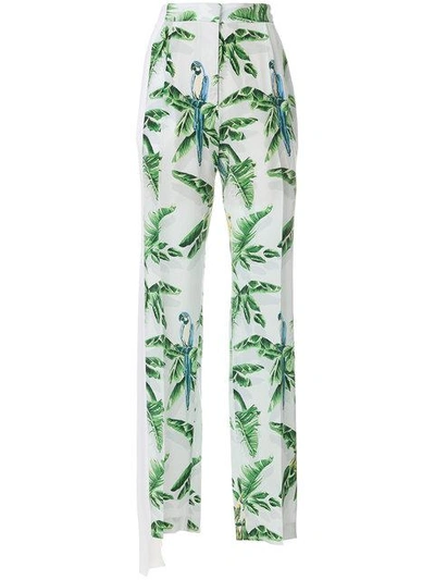 Stella Mccartney 'halle Paradise' Seidenhose In 4900