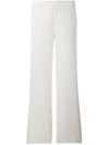 P.A.R.O.S.H P.A.R.O.S.H. WIDE LEG TROUSERS - WHITE,PANTERYD230087X12598659