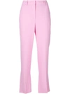 Givenchy Cropped Tailored Trousers In Pink