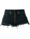 BEN TAVERNITI UNRAVEL PROJECT FRONT ZIPPED DENIM SHORTS,UWYC005R18110001140012598406