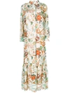 ALBERTA FERRETTI floral print shirt dress,A0449165512598160