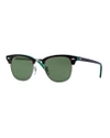 Ray Ban Ray-ban Unisex Classic Clubmaster Sunglasses, 50mm In Black