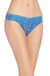 HANKY PANKY CROSS DYED REGULAR RISE THONG,591104