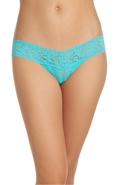 Hanky Panky Signature Lace Original-rise Rolled Thong In Multicolor