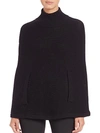 HALSTON HERITAGE Mockneck Knit Poncho