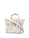 3.1 Phillip Lim Medium Pashli Leather Satchel In Grey