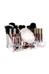 Impressions Vanity Brush And Makeup Organizer Tray In Clear