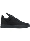 Filling Pieces Low Top Ripple Ceres Men Sneaker In All Black