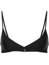 MATTEAU TRI CROP BIKINI TOP,TRCRTBLACK12361361