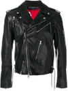 ALEXANDER MCQUEEN leather biker jacket,506432Q5KTN12604547